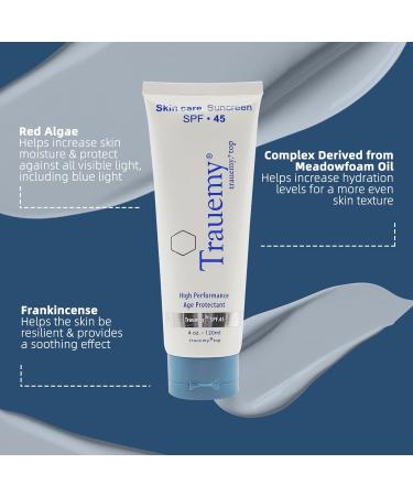 Buy Facial Moisturizing SPF45 - Natural Daily Moisturizer - 4 oz for Healthy Skin - Buy Online on GoSupps.com