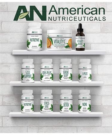 American Nutriceuticals Vitality C 200g | High-Potency Vitamin C Powder with Enhanced Absorption | Non-Acidic pH Neutral Formula | 7.05oz Pack - Buy Online on GoSupps.com
