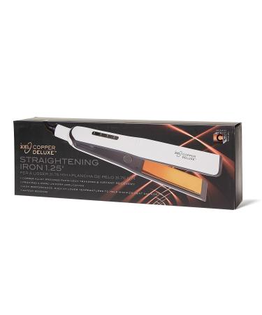 Buy Ion Copper Straightening Iron 1 1/4 Inch - International Shipping Available | Best Hair Straightener for Smooth Sleek Hair - Buy Online on GoSupps.com