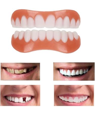 2 Pairs Temporarily Adjustable for Men and Women Beautiful Smile(Red) - Buy Online on GoSupps.com