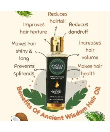 Ancient Wisdom Hair Care Oil - Achieve Healthy Shiny Problem-Free Hair | International Shipping Available - Buy Online on GoSupps.com