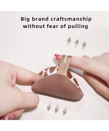 4-Piece XL Large Marshmallow Powder Puff Set - Ultralight Tear Drop Sponge for Wet/Dry Makeup - Ideal for Loose & Body Powder | Rubycell Makeup Tools - Buy Online on GoSupps.com