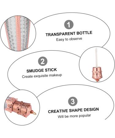 GALPADA 10pi ces Lip Gloss Tubes Radish Shape Mini Refillable Cosmetic Containers Portable for Travel Diy Lip Balm Bottles Set - Buy Online on GoSupps.com
