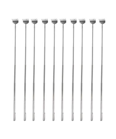 10 Pack Extendable Back Scratcher Mini Telescopic Portable Foldable Back Scratcher with Pocket Clip for Itching Relief