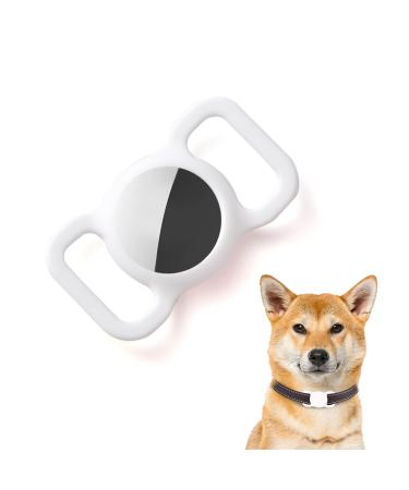 Silicone protection case compatible with Apple Airtag GPS Finder dog collar Pet Loop Holder for Apple Air_Tags Slide on Sleeve Compatible with Apple Airtagsweiß - Buy Online on GoSupps.com