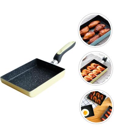 Milisten 3 Pcs Frying Pan Baking Pans Griddle Pan Flat Skillet Egg Skillet Pancake Skillet Spanish Tortilla Pan Non Stick Omelette Pan Nonstick Egg Pan Nonstick Skillet Square Smokeless Pot 34X13CMx3pcs Random Colorx3pcs - Buy Online on GoSupps.com