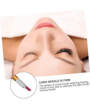 DRESSOOS Supply Pencil Manual Make Makeup Eyebrow Professional Aluminium Alloy Microblading Pen Embroidered 14.2x0.9cm Golden - Buy Online on GoSupps.com