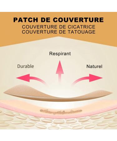 Autocollant Cicatrice Invisible Patch Peau Imperm able et Respirant pour Dissimulation Tatouage Correcteur Opaque Ultra Fin et Doux Ruban Camouflage Cicatrices et Marques Cutan es - Buy Online on GoSupps.com