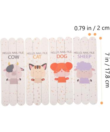 FRCOLOR 24 Pieces Cuticle Knife Toenail Clippers Fingernail Clippers Nail Scissors Nail Files Tool Nail Care Files Double-Sided Nail Buffer Cute Buffer Block Suite EVA Sandpaper - Buy Online on GoSupps.com