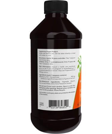 NOW Supplements Elderberry 10:1 Concentrate Liquid 237mL - Buy Online on GoSupps.com