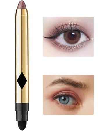 2-in-1 Pearlescent Eyeshadow Makeup | Double-Ended Pearlescent Cream Eye Shadow Pencil Brightener Makeup Waterproof & Long Lasting Eye Shadow and Eyeliner Set 07# - Buy Online on GoSupps.com