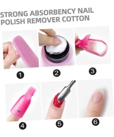  MERRYHAPY MERRYHAPY Pack of 4 Soft and Absorbent Nail Polish Remover Pads - Buy Online on GoSupps.com