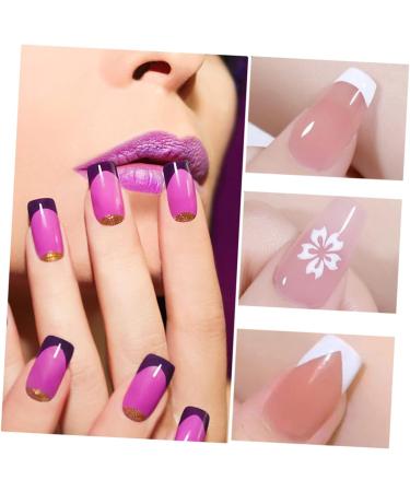 minkissy 16 Sets Nail Stamp Template Silicone Nail Stamper Nail Polish Accessories Nail Polish Stamp Nail Stamper Plate Jelly Nail Stamper Nail Stamping Kit Pp French Tip Nail Tool Pointy - Buy Online on GoSupps.com