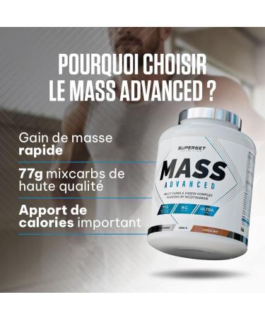  SUPERSET NUTRITION Superset Nutrition - Mass Advanced (2.5kg) - Gainer - Promotes muscle mass gain and recovery high calorie intake - Improved energy and digestion - Chocolate Caramel Peanut - Buy Online on GoSupps.com