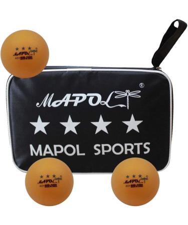 MAPOL 2 Pack 4 Star Professional Ping Pong Paddle Set with Carry Case - Advanced Training Table Tennis Rackets - Buy Online on GoSupps.com