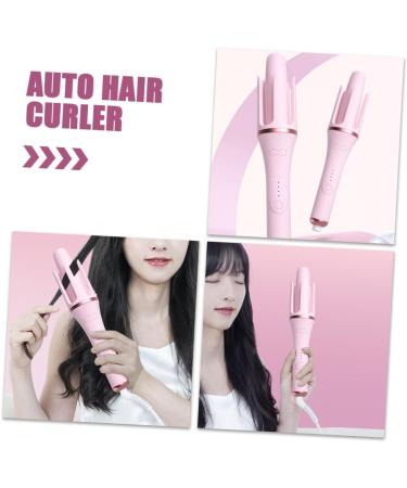 PLAFOPE Fully Automatic Hair Curling Iron Curler Hair Rollers Crimper Hair Tool Curling Wand Abs Pink - Buy Online on GoSupps.com