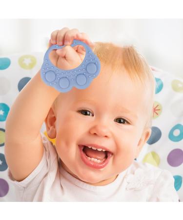 Ceolup Silicone Baby Bite Ring - Cute Dog Paw Montessori Toy for Toddlers | Anti-Drop Bliss | Perfect Gift for Birthdays & Christmas - Buy Online on GoSupps.com