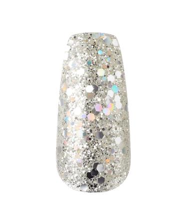 KISS One-Of-A-Kind Luxe Mani Long Acrylic Fake Nails Style No.1 Set with Pink Gel Glue & Accessories - 30 False Nails - Buy Online on GoSupps.com