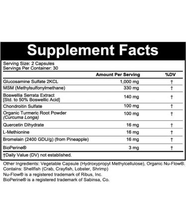 SugarMD Dr. Ergin's Joint Support Capsules - 60 Count - Buy Online on GoSupps.com