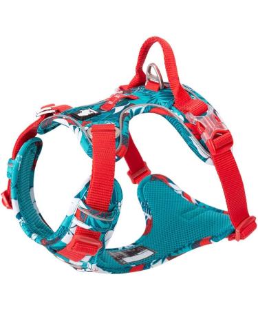 Winhyepet True Love No-Pull Dog Harness | Adjustable Outdoor Vest for Small & Medium Dogs | Reflective Nylon Amoufs Blue Camouflage (TLH5653) - Buy Online on GoSupps.com
