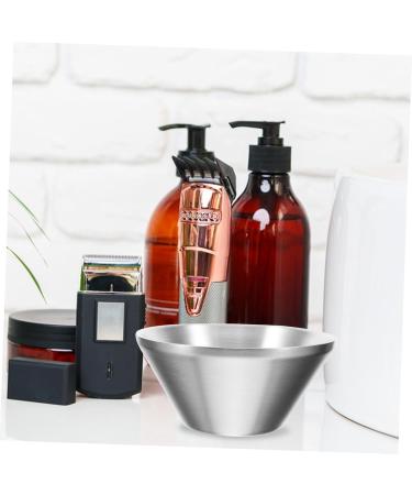 Angoily Stainless Steel Razor Shell & Shaving Cup | Premium Shaving Tool for Men | Durable Metal Bowl & Soap Loop - Buy Online on GoSupps.com