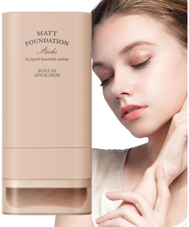 Foundation stick moisturizing primer blemish concealer facial cosmetics wearable foundation blemish concealer portable foundation facial cosmetics for women brush applicator 02 1 g Confezione da 1 - Buy Online on GoSupps.com
