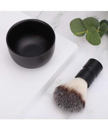 Premium Stainless Steel Shaving Soap Cup & Beard Care Brush Set - Manual Shaving Essentials for Men - International Shipping Available - Buy Online on GoSupps.com