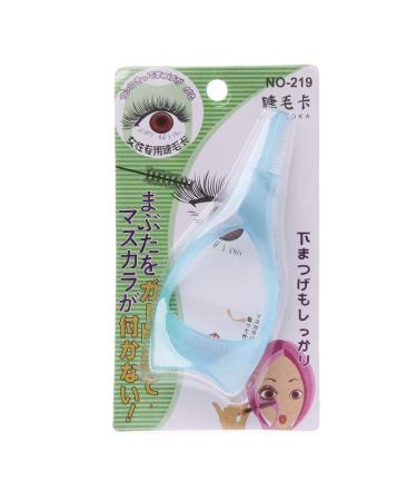 3 In1 Trendy Mascara Shield Guard Eyelash Comb Applicator Guide Card Makeup Tool Makeup Tool Cleaner Random Color
