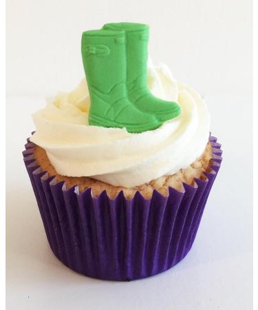 6 Fun & Vibrant Edible Sugar Wellies: Mixed Colours - Buy Online on GoSupps.com