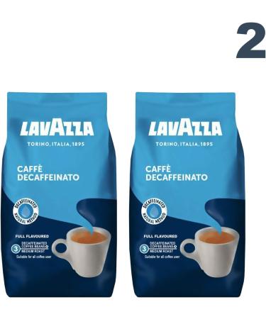  Lavazza Lavazza Decaf Beans 500g - Natural Decaf Grain Coffee - Italian Grain Coffee - Intensity 3 - Pack of 500g - Buy Online on GoSupps.com