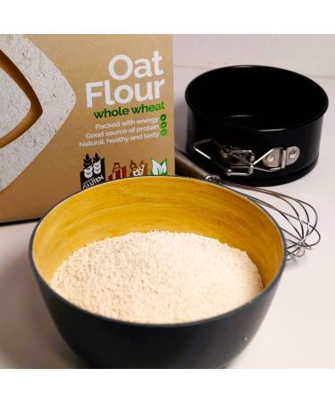 Organic Oat Flour 32oz (907g) - Gluten-Free, Natural, Vegan | Buy Online - Buy Online on GoSupps.com