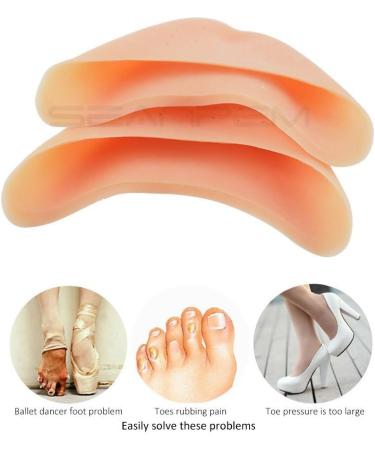 Toe Cuffs & Gel Toe Caps for Dancers | Pain Relief & Pressure Relief - Medium Beige - Buy Online on GoSupps.com