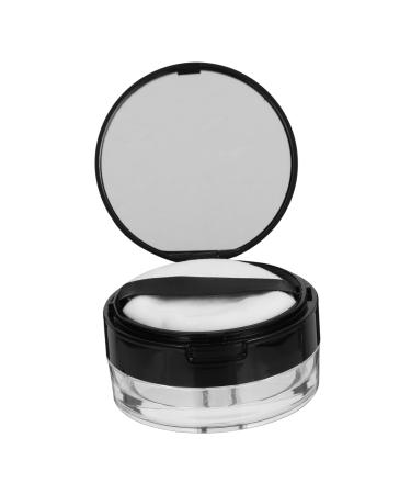 FOMIYES Powder Case with Mirror Lip Gloss Containers Make up Containers Refillable Loose Powder Holder