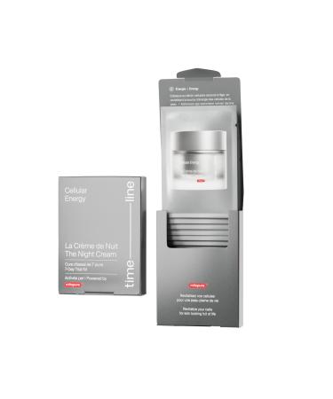 The Night Cream powered by Mitopure Urolithin A Helps skin regenerates overnight clinically proven to boost hydration and significantly reduce wrinkles appearance 0.15 Fl Oz (Pack of 1)