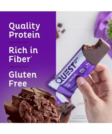 Quest Double Chocolate Protein Bars 12 Count and Mini Cookies & Cream Bars 14 Count Bundle - Buy Online on GoSupps.com
