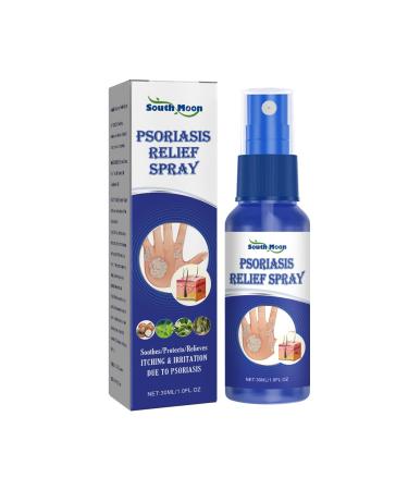 HEKEWER South Moon Psoriasis Repair Spray Professional Psoriasis Treatment Spray Psoriasis Relief Spray Herbal Psoriasis Treatment Spray for Skin Plaque Psoriasis (1pcs)