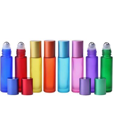 Buy Tianzd 6-Pack 10ml Matt Green Glass Roller Bottles - Essential Oil Rollers with Funnel Aluminum Cap - International Shipping Available - Buy Online on GoSupps.com