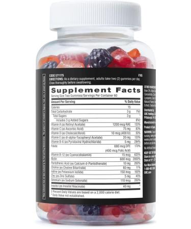 GNC Mega Men Essentials 50+ Orange Cherry & Berry 120 Gummies - Buy Online on GoSupps.com