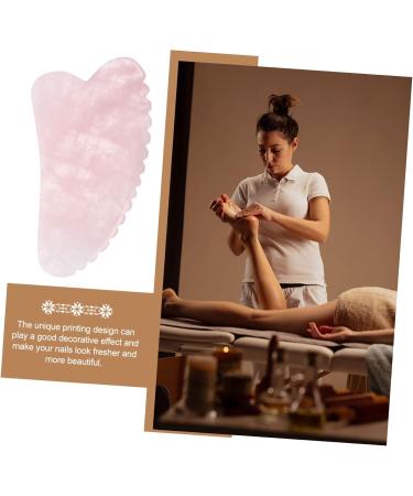 Minkissy 3-Piece Schabbrett Massage Device Set | Face Roller Gua Sha Board & Gemstone Tools for Skin Care | Pink | International Shipping Available - Buy Online on GoSupps.com