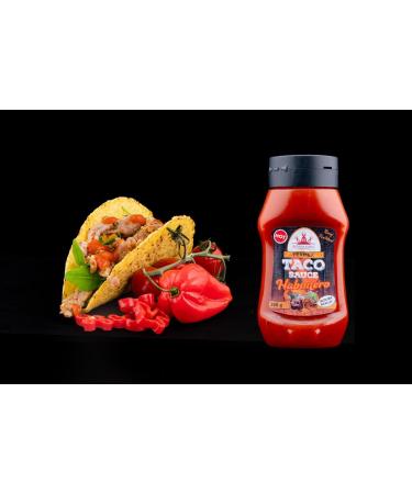 Texmex Taco Sauce Habanero - Vegan, Gluten-Free, Lactose-Free - Spicy Hot Flavor - 300g - Buy Online on GoSupps.com