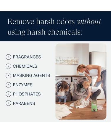 EnviroKlenz Liquid Laundry Enhancer - Non-Toxic Fragrance-Free Odor Remover for 20 Loads | Eliminates Chemical Musty Sweat Smoke & Pet Odors - Shop Internationally - Buy Online on GoSupps.com