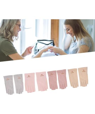 Manicure Gloves Protection Stretchy Breathable Fingerless Fiber Cotton Nail Lamp Gloves For Home Salon Anti U V Gloves For Gel Nail Lamp Fingerless U V Gloves Prevent Hands(Gray (for Alcantara 4978)) - Buy Online on GoSupps.com