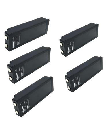 (5pcs) 3000mAh Battery Replacement for Scanreco 16131 590 592 960 BS590 Cifa EA2512 Effer Fasse Fassi FBS590 HMF Kranfunksteuerung 590 Kranfunksteuerung 592 Kranfunksteuerung 7