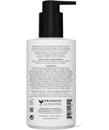 Pestle & Mortar Nimbu Body Lotion Sweet Almond Oil Body Moisturiser with ceramide-enriched and niacinamide Normal to Dry Skin 250ml - Buy Online on GoSupps.com
