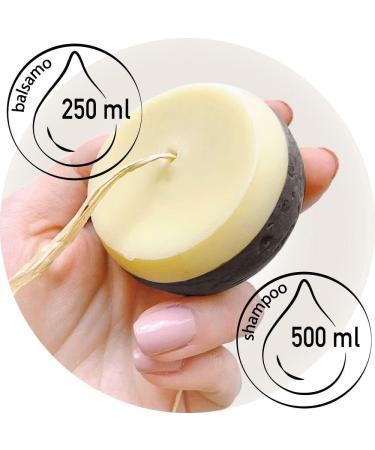 Senso Naturale DETOX Solid shampoo environmentally friendly and vegan antidandruff greasy hair cleanses without drying out the lengths 100 natural PH 45 50 with cork - Buy Online on GoSupps.com