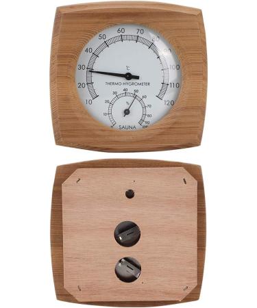 Jerliflyer 2-in-1 Sauna Thermometer & Hygrometer | Wood Sauna Accessories for Accurate Air Humidity Measurement - Buy Online on GoSupps.com