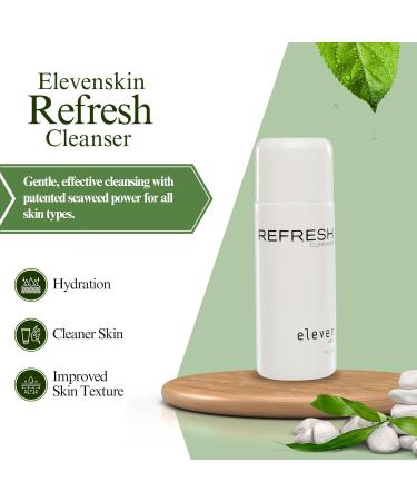 Elevenskin Refresh Antioxidant Facial Cleanser and Sun Rescue Daily Tinted Moisturizer SPF 40 Bundle Hydrating Gel Face Wash & Collagen Vitamin C Sunscreen Set for All Skin Types 2-Piece Kit - Buy Online on GoSupps.com