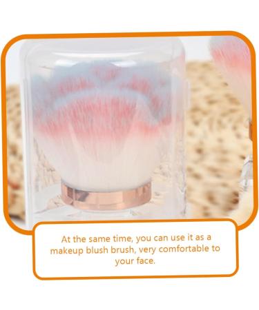 Beavorty powder brush nail dust brush makeup nail cleaning makeup supplies cosmetic applicator manicure blush brush cosmetic abs dense travel foundation - Buy Online on GoSupps.com