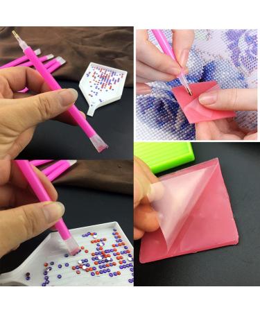 90PCS Diamond Painting Glue Clay Set - Embroidery Cross Stitch Drilling Mud & Wax Organizer Box for Diamond Painting Accessories (3 Colors) - Buy Online on GoSupps.com