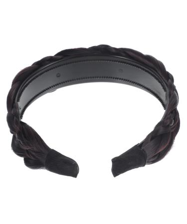 CRILSTYLEO Braided Headband Hair Decor Supply Outdoor Headband Women Headband Synthetic Hair Headband Braided Wig Headband Braid Hair Hoops Plaited Wig Headband Hair Supply Novel Headband